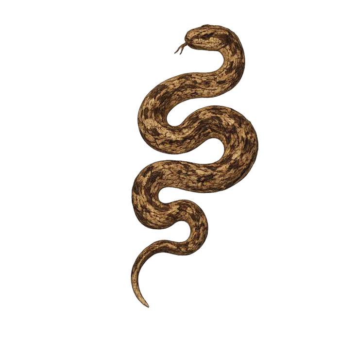 Ilustración de una serpiente